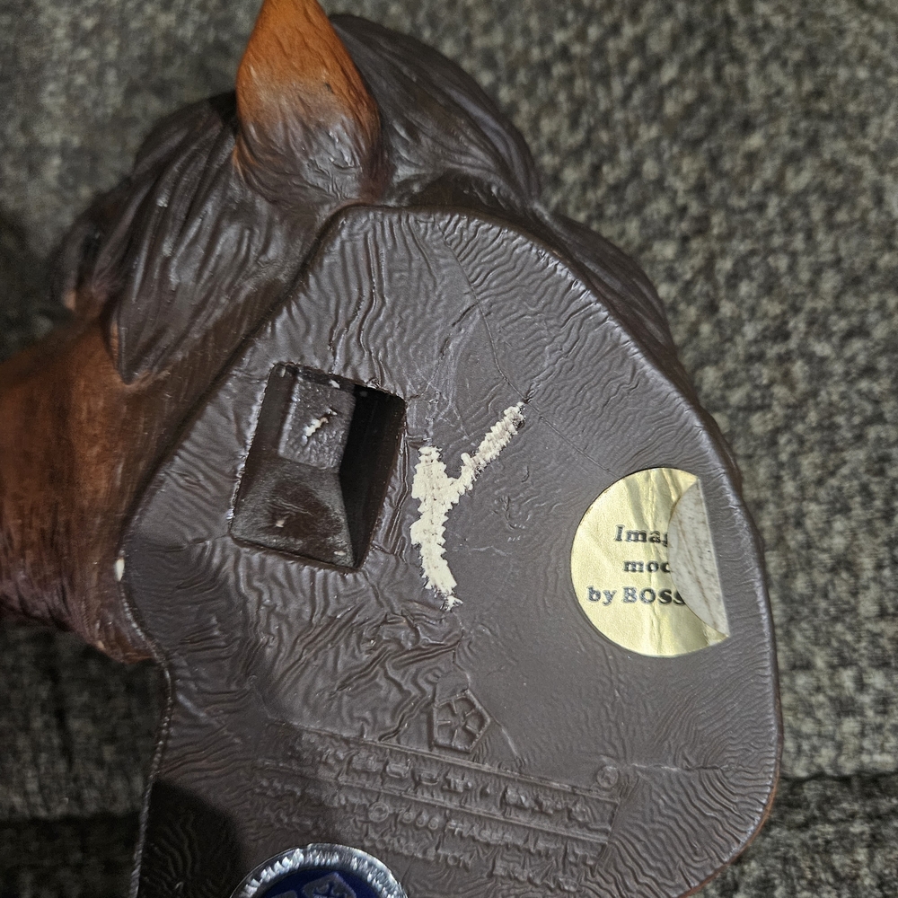 Bossons Brown and Black Horse Figurine - Picture 2 of 2